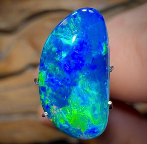 The 6.2Cts - Top Australian Boulder Opal Doublet - Opal Whisperers