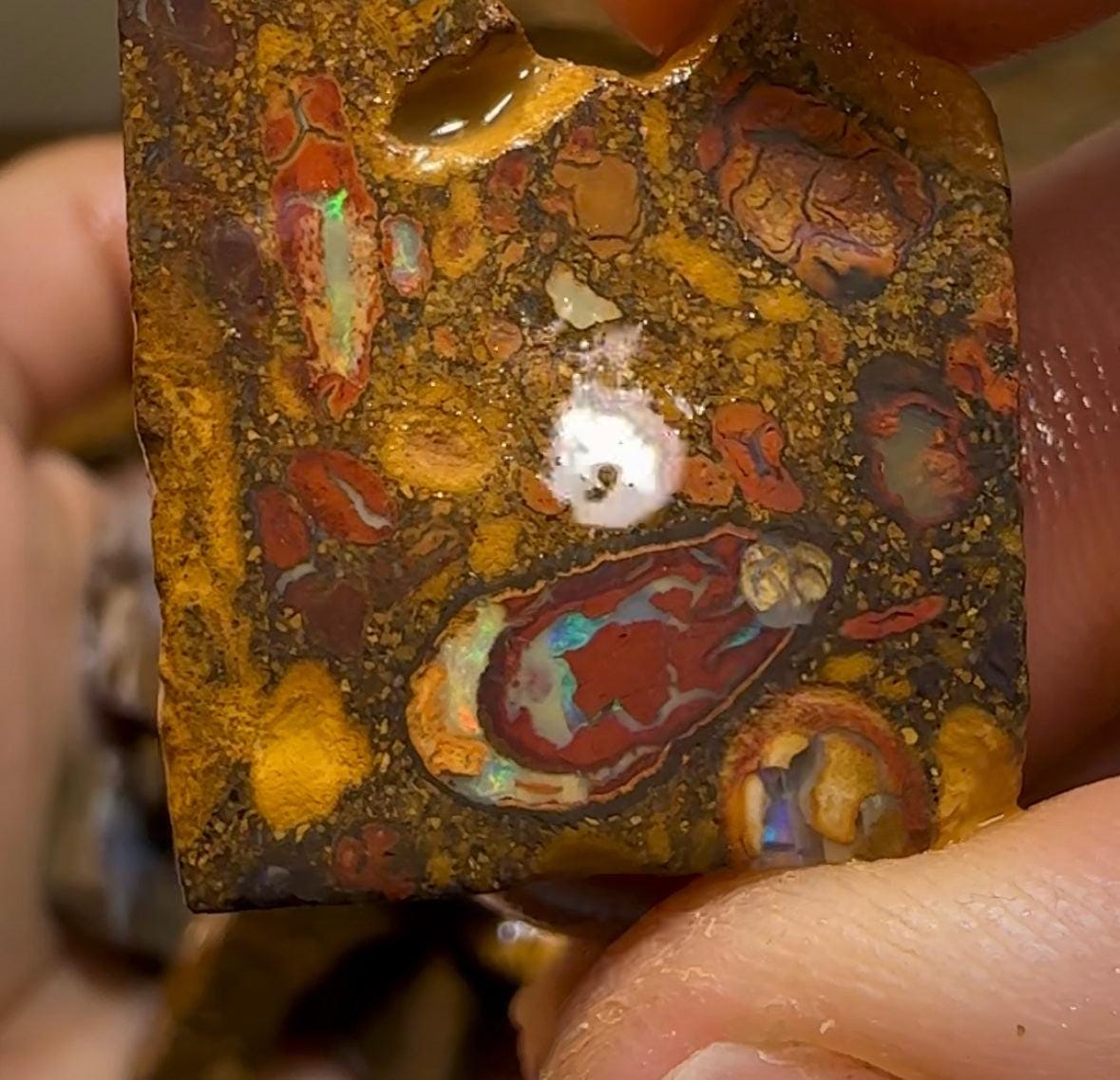 290g - Queensland Boulder Opal Rough Rub Preforms - Opal Whisperers