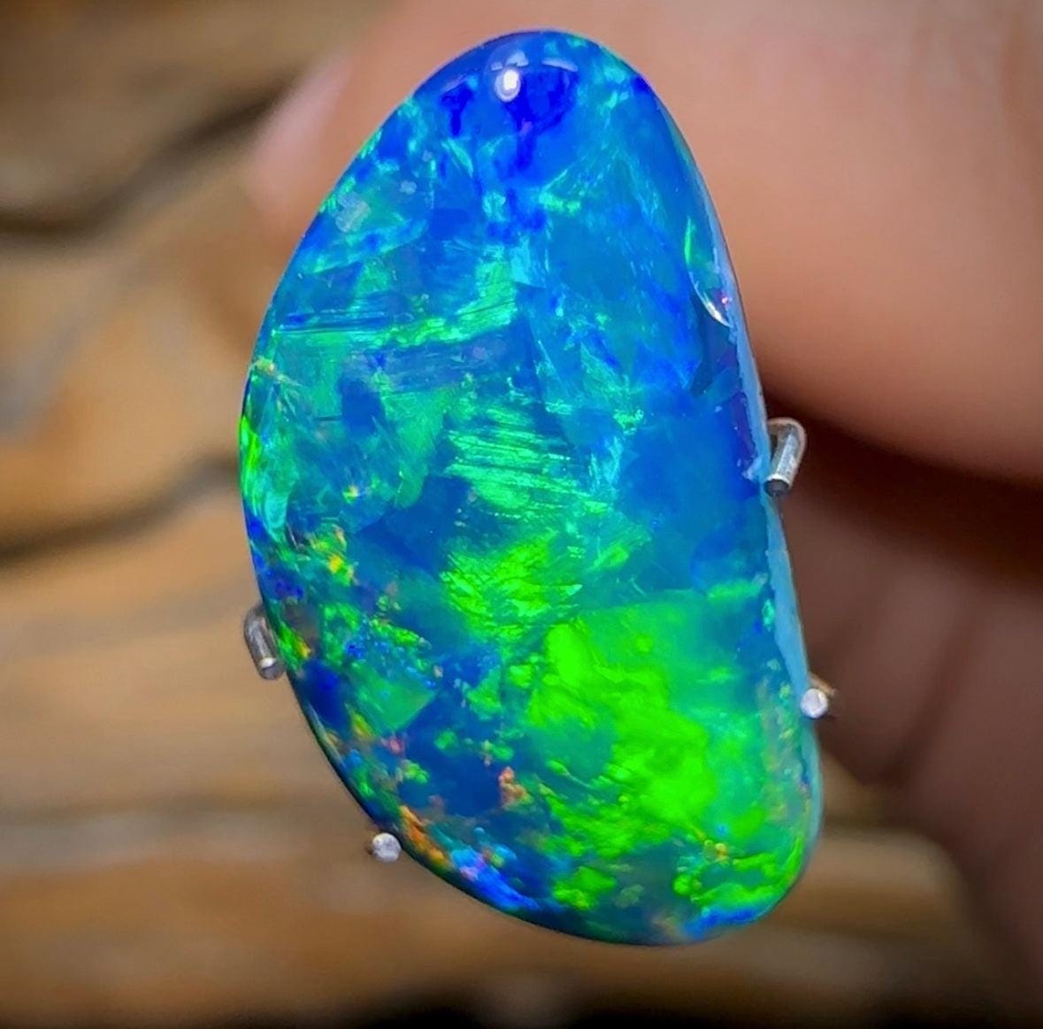 The 6.2Cts - Top Australian Boulder Opal Doublet - Opal Whisperers