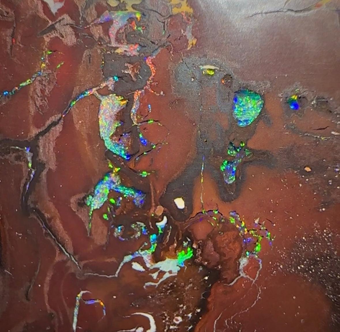 19.2cts - Queensland Boulder Opal Double Sided - Opal Whisperers