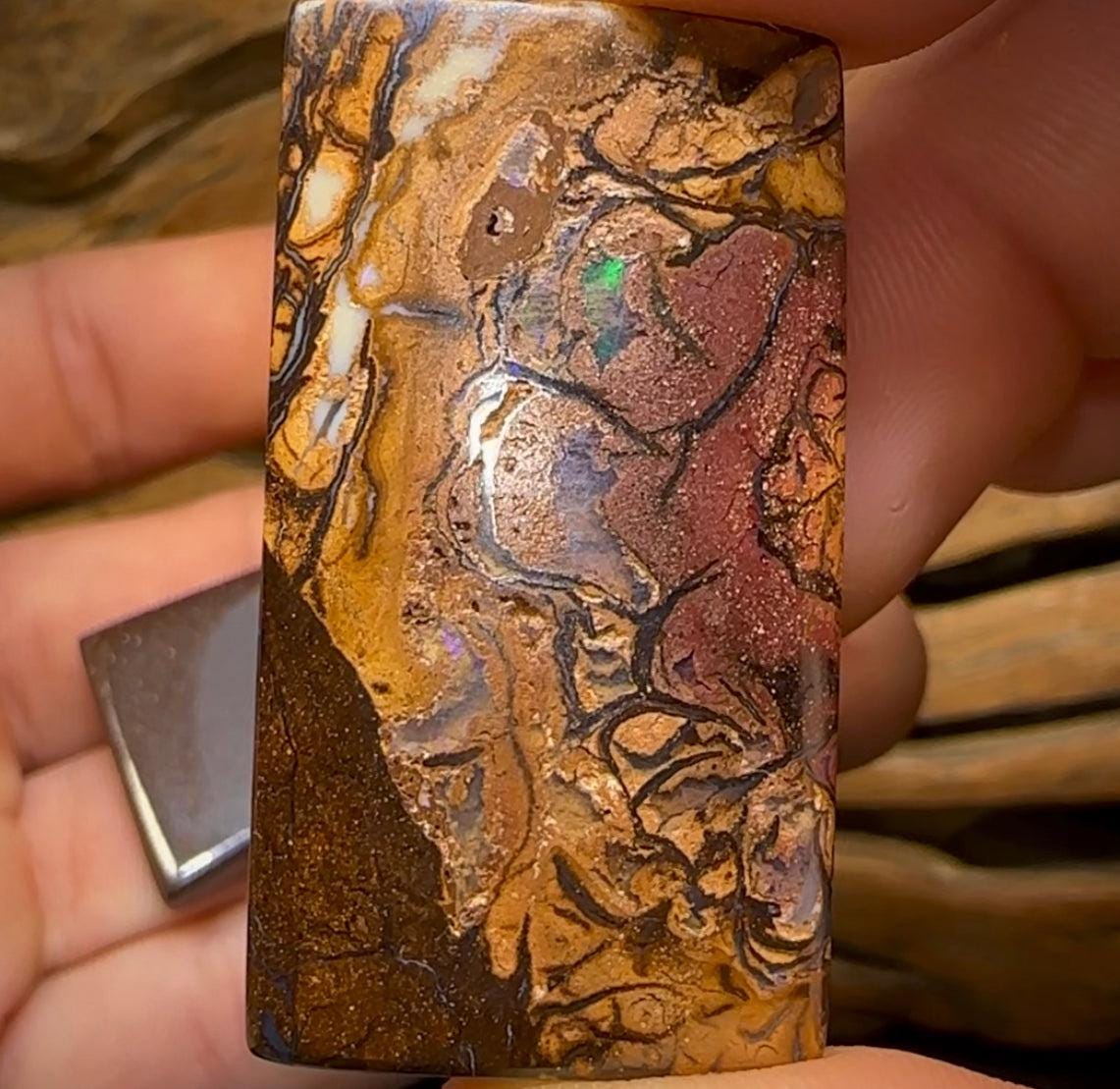 122.7cts - 3x Queensland Boulder Opal Parcel - Opal Whisperers