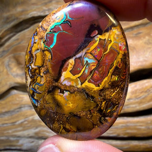 HDW 70.6cts - Awesome Tribal Queensland Boulder Opal from Yowah