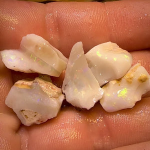 49.9cts - 5x South Australian Rare Mintabie Opal Rough Parcel