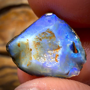 6.2cts - Yowah Nut Crystal Centre Opal Rough Piece