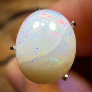 🔨 AUCTION 🔨 No Reserve 2.8cts - South Australian White Opal from Coober Pedy