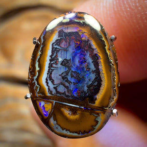 4.3cts - Tribal Yowah Nut Opal. Australian Opal