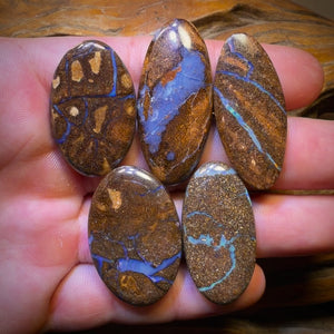 180.7cts - 5x Australian Boulder Seam Opal’s. Wholesale Dealers Parcel