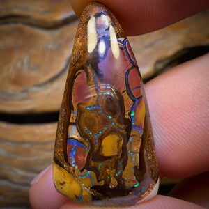 41.3cts - Tribal Yowah Nut Opal. Australian Opal