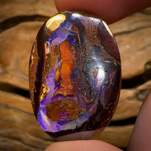 24.7cts - Yowah Nut Kernel Opal Purple