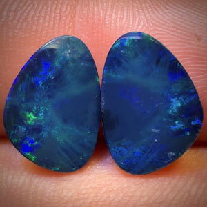 4.8cts - Australian Boulder Opal Doublet Pair