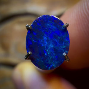 Dad Card! 0.8cts - Australian Boulder Opal Doublet