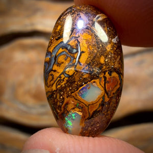 Wild Card! 11.2cts - Tribal Yowah Nut Opal. Australian Opal