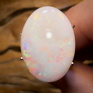 7,3 carats – Opale blanche d'Australie du Sud, prix abordable pour une grosse pierre