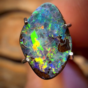 Wild Card! 1.1cts - Queensland Boulder Seam Opal. Australian Opal