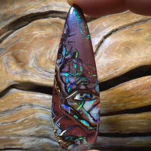 47.1cts - TOP Tribal Queensland Boulder Opal from Koroit. Double Sided