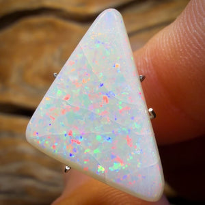 Wild Card! 6.1cts - Big and Cheap! South Australian White Opal from Coober Pedy Inclusions