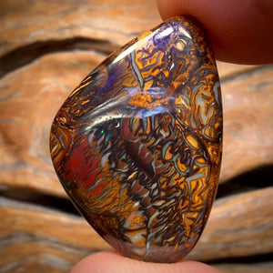 35cts - Awesome Tribal Yowah Nut Opal. Australian Opal