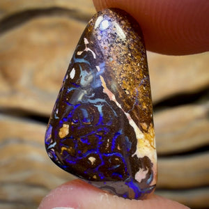8.6cts - Tribal Yowah Nut Opal. Australian Opal