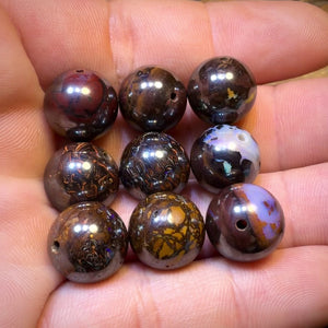 12 x 12mm Drilled Tribal Boulder Opal Beads. BULK LISTING Multiple available