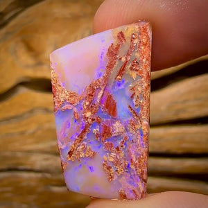 27.9cts - Boulder Pipe Opal Rub. Australian Opal