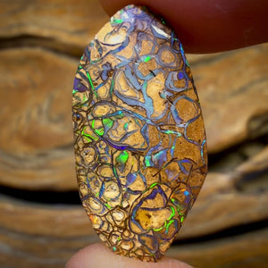 Wildcard! 13.3cts - Tan Tribal Australian Boulder Opal from Yowah