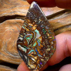 123.3cts - Huge Top Tribal Artistic Queensland Boulder Opal from Yowah
