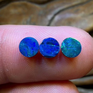 1.25cts - 3x Australian Boulder Opal Doublets WHOLESALE PARCEL