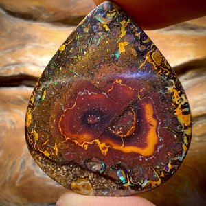 WILDCARD! 51.1cts - Tribal Yowah Nut Opal. Australian Opal