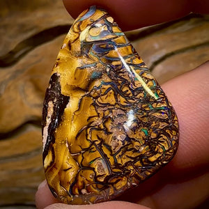 49.4cts - Tribal Queensland Boulder Opal from Yowah