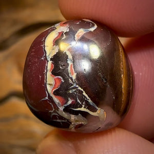 Auction Fall-Through = Your Gain! 🔥 Now More Than 50% Off RRP 🚨 17 x 17mm - Drilled Queensland Boulder Opal Bead VERY LIMITED