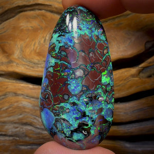 249.2cts - “Tribal Nebula” TOP GEM Tribal Australian Boulder Opal from Koroit