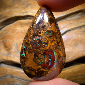 Bargain Card! 62.5cts - Tribal Queensland Boulder Opal from Yowah