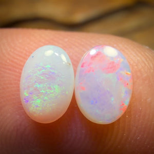 Half Price Card! 0.95cts - South Australian White Opal Set