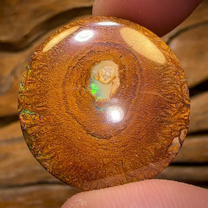 “Tribal Eye 2” 38.1cts - Yowah Nut Tribal Kernel Opal. Double Sided!