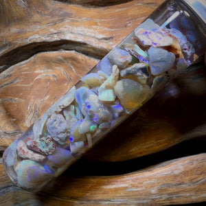 128.1cts - Lightning Ridge Opal Vial