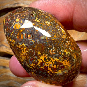 198.3cts - Tribal Yowah Nut Opal Rub. Australian Opal Wow Pattern WOW Price only $1/ct Massive Rub