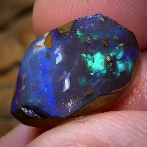 Auction Fall-Through = Your Gain! 🔥 Now More Than 50% Off RRP 🚨 15.3cts - Queensland Boulder Black Opal Rough Rub