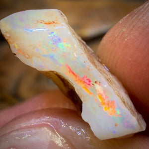11.9cts - South Australian White Opal Rough Piece