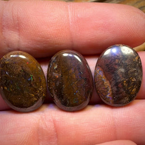 48.3cts - 3x Australian Tribal Boulder Opal’s. Wholesale Parcel