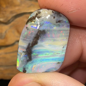 Australian 26.1cts - Boulder Opal Rough Rub Preform