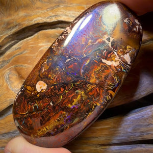 Aren’t you glad you waited till the end Card! MASSIVE 425.9cts - Large Tribal Queensland Boulder Opal from Yowah