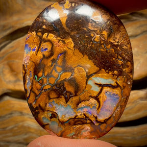 114.8cts - Tribal Queensland Boulder Opal from Yowah