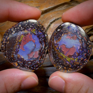 48-Hour VIP Crazy Offer 244.3cts - Yowah Nut Tribal Kernel Opal Pair