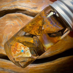 Wildcard! 61cts - Yowah Nut Opal Rough Vial