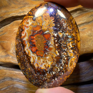 Bargain Card Big Big Stone! 265.9cts - Tribal Queensland Boulder Opal from Yowah. Double Sided