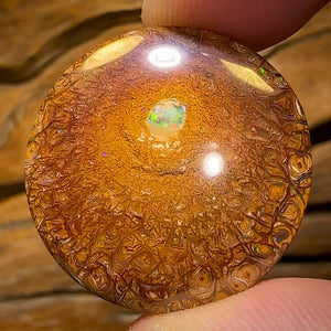 40.7cts - “Tribal Eye 1” Yowah Nut Tribal Kernel Opal. Double Sided!