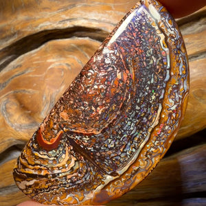Art of Opal Card! 155cts - Large Tribal Queensland Boulder Opal from Yowah