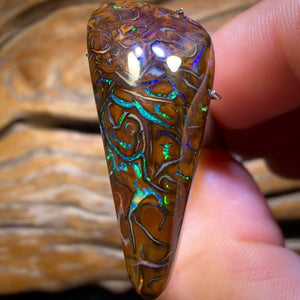 21.4cts - Tribal Queensland Boulder Opal from Yowah