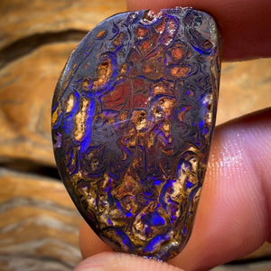 52.4cts - Stammes-Yowah-Nuss-Opal-Rohstein. Vorgestellt bei „OUTBACK OPAL HUNTERS“!!