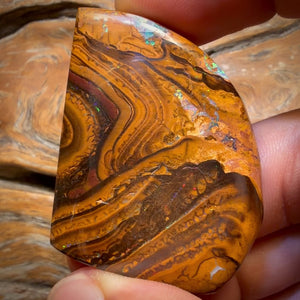 116.9cts - Tribal Australian Boulder Opal Massive Stone Bargain